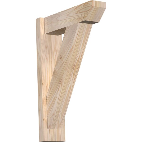 Ekena Millwork Traditional Slat Smooth Outlooker, Douglas Fir, 5 1/2"W x 18"D x 26"H OUT06X18X26TRA06SDF - main